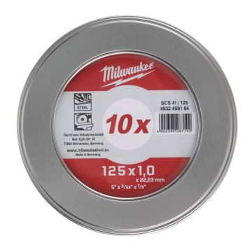 Milwaukee Skæreskive metal STD 125x1 10 stk. 4932459164