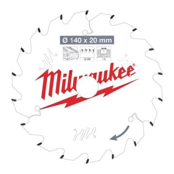 Milwaukee Rundsavklinge A165X20X1,6X52 4932479087