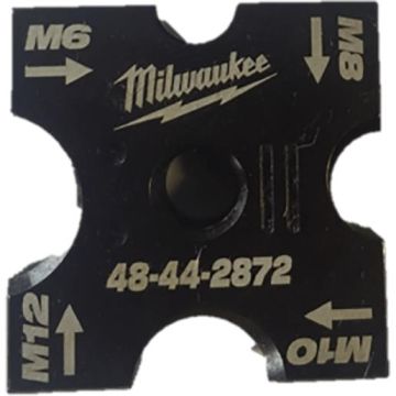 Milwaukee skærebakke gevind M6 - M12 4932471372