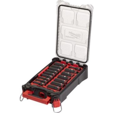 Milwaukee slagtoppesæt 1/2" Packout - 16 dele 4932480943