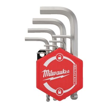 Milwaukee vinkelnøglesæt sekskantet kompakt 9 dele - 1,5-10mm 4932492399
