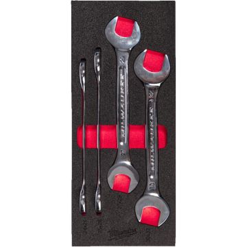 Milwaukee Gaffelnøglesæt toolguard™ 4 dele 4932493630