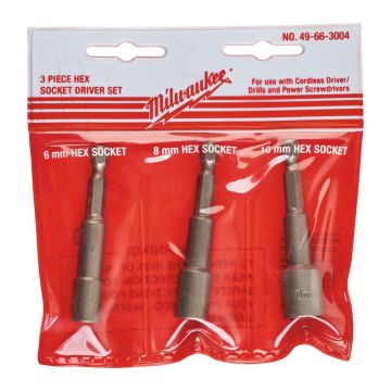 Milwaukee Sekskanttoppesæt 6/8/10 mm 49663004