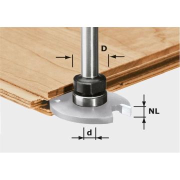 Festool Fræserskaft S8 1,5-5 KL16 499803