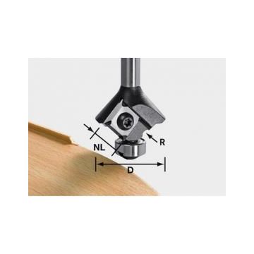 Festool staffræser med vendeplatter S8 HW R1,5 D28 KL12,7OFK 499810 499810