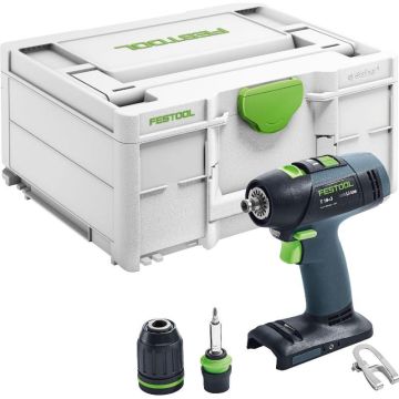 Festool akku bore-/skruemaskine T 18+3-Basic i Systainer3 576448