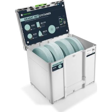 Festool Slibepapir-Systainer³ Granat Net D225 GR NET SYS 578719