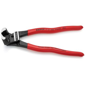 Knipex Boltsaks høj udveksling sort atramenteret, betrukket med kunststof 200 mm KN-6101200SB