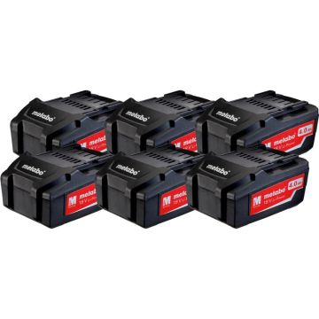 Metabo Batteri Basic Sæt 18V 6x4,0 Ah LI-POWER 625151000