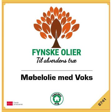 Fynske Olier Møbelolie med voks 5 Liter 6741 6741005