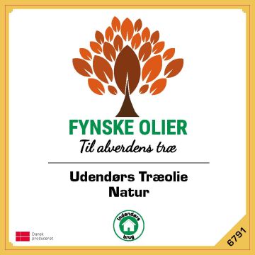 Fynske Olier Udendørs Træolie - Natur 20 Liter 6791 6791025