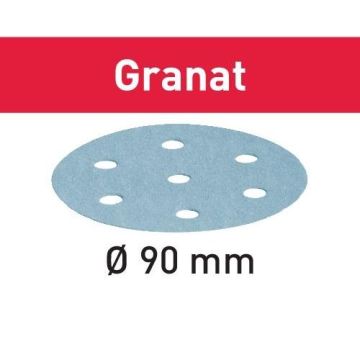 Festool StickFix-slibepapir Ø 90 mm Granat K320 497372