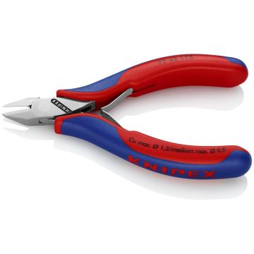 Knipex Elektronik-skævbider med flerkomponent-håndtag 115 mm KN-7742115SB