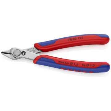 Knipex Electronic Super Knips® med flerkomponent-håndtag 125 mm KN-7803125SB