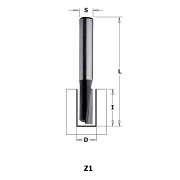 Overfræsebor HM 3x 8/51 K8 C K911-030