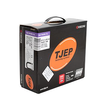 TJEP GF31/90 Glat galv , 13 micron full head. Box 2.000 TJ833187