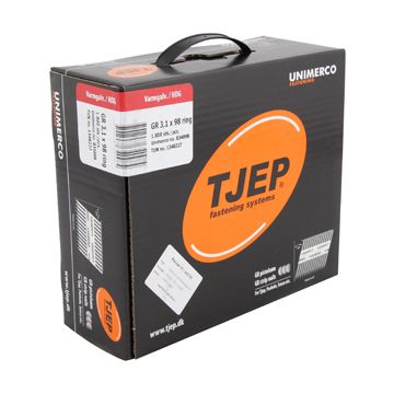 TJEP GR31/98 Ringsøm varmgalv., Reduced head. Maxibox 1.800 TJ834098
