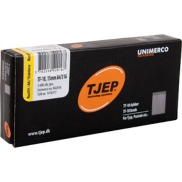 TJEP TF18 15mm stift , Rustfri 4A. Box 5.000 stk. TJ842016