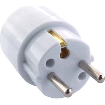 Schuko adapter mellem Schuko (EU stik) til DK jord 6228100090