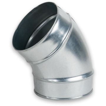 Axminster 125mm 45°-Knæk Længdefalset Rør AX951604