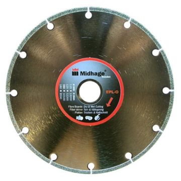 Midhage Elktroplaterede diamantklinge 160x20 EPL-O 953160200