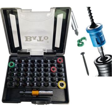 BATO Bitssæt Torsion 1/4" - 49 dele BA-18010