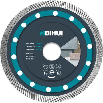 BIHUI diamant skive 125mm 1,2mm BH-DCBN5