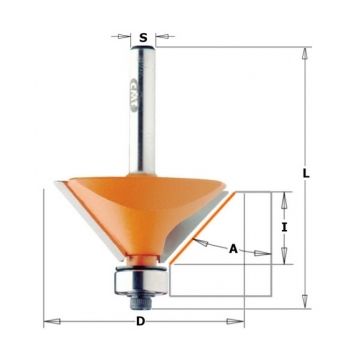 CMT Fasfræser HM 31,7x11 45° K8 936.280.11