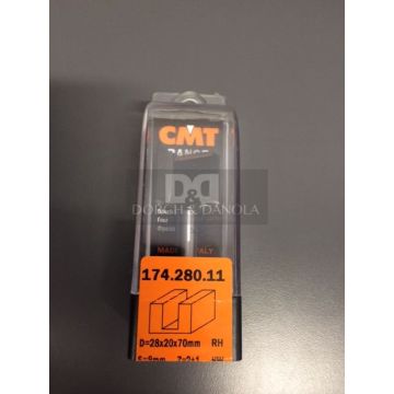 CMT Overfræsebor HM 28x20/70 K8 174.280.11