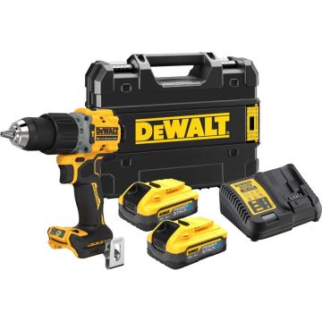 DeWalt 18V XR kulløs slagboremaskine – 2 x Powerstack 5Ah batterier DW-DCD805H2T-QW