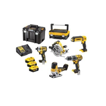 DEWALT 18V 5 sæt DCD796DCF887DCL050DCS570DCS335 DW-DCK500P3T-QW