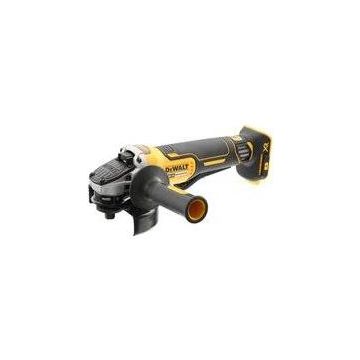 DeWalt 18V XR 125mm kulløs vinkelsliber med vippekontakt, løs enhed i TSTAK DW-DCG406NT-XJ