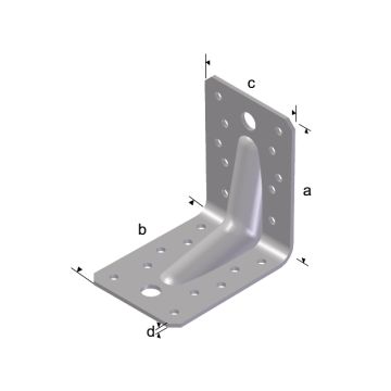 ESSVE Vinkelbeslag 105x105x90x2 mm V4 PL varmforzinket ES-451466