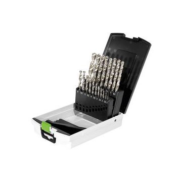 Festool Borkassette HSS D 1-10 Sort (1-10mm) | 19 stk 498981