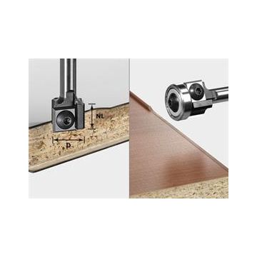 Festool Kantfræser med vendeplatter HW S8 HW D19 12x12 KL OFK 499806