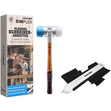 Halder Bonus Box "Snedker", PLUSBOX 3117.051 + Konturmåler 3117S004