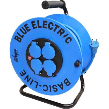 Blue electric kabeltromle Basicline - 40 m DV-KT40