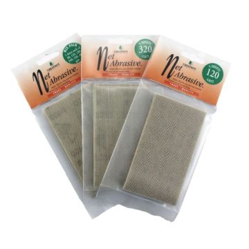 Chestnut slibenet 70x125mm - 6 Mixet Kornstørrelser K80-400 CH31674