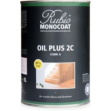 Rubio Monocoat olie Plus 2C Ash Grey - 1 L RMC-R002035