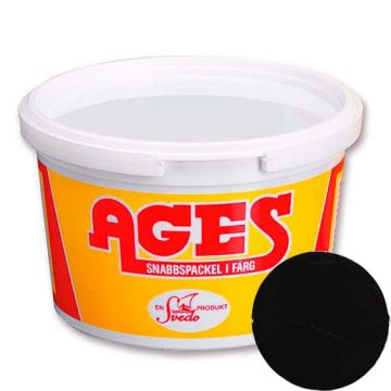 Ages spartelmasse nr.17 Sort 400g 54A0171