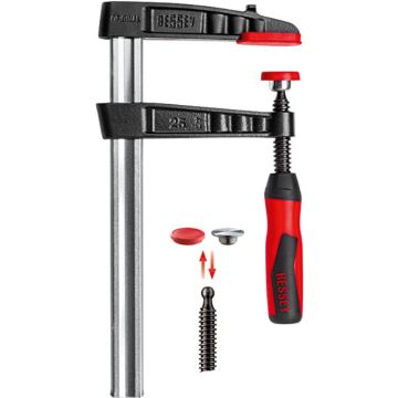 BESSEY 2K-Tvinge 60 x 17,5 cm BS-TG060S17-2K