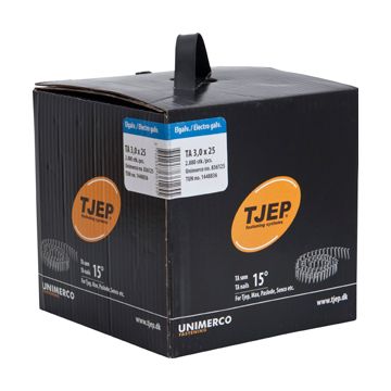 TJEP TA30/25 elgalv., t/tagpap. Box 2.880 stk. TJ836125