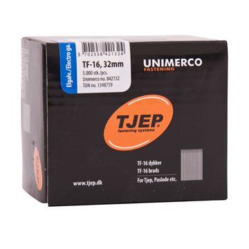 TJEP TF16 32mm Dykker, Elgalvaniseret. Box 5.000 stk. TJ842132