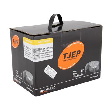 TJEP ZE25/65 ringsøm rustf. 4A, Lense head. Box 1.300 pcs. TJ835365