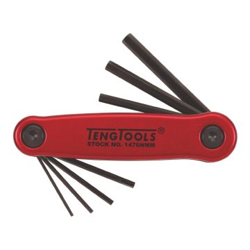 Teng Tools Unbraconøglesæt 1476NMM 1,5-6mm 151470101