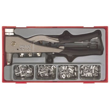 Teng Tools Blindnittemøtriksæt TTNR81 med 80 ass. nitter 106190101