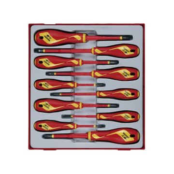 Teng Tools skruetrækkersæt 1000V TTDV910N med 10 dele 174390104