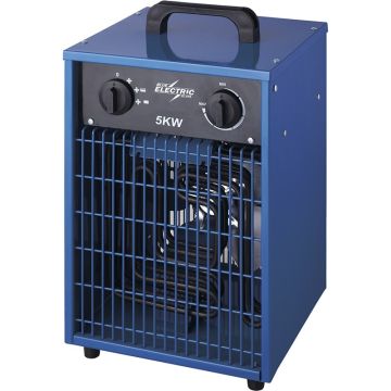 Blue Electric varmeblæser 5 kW 400V med termostat VB5