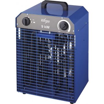 Blue Electric varmeblæser 9 kW 400V med termostat VB9