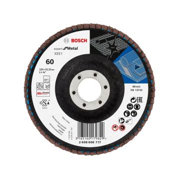 Bosch lamellslibesæt i spand k40-80 125mm 40 stk 061599765W